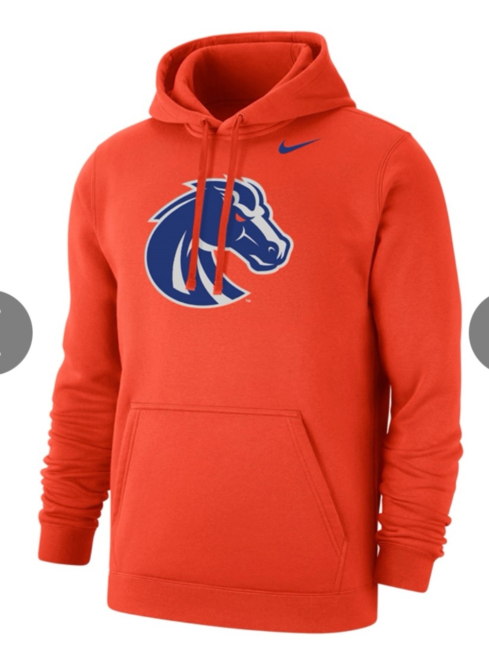 Nike Boise State Hood Tonal Bronco Club
Fleece Size Medium